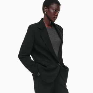 Aritzia Wilfred Generation Single Breasted Black Blazer women’s Sz M